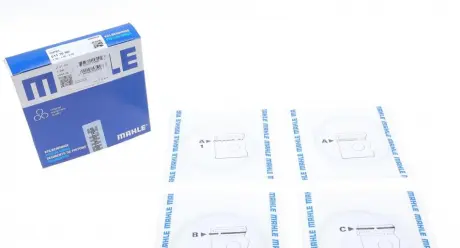 Кільця поршневі Mahle MAHLE KNECHT 011 70 N0