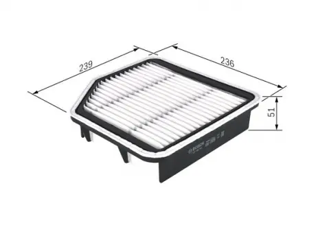 Фільтр повітряний BOSCH F026400192