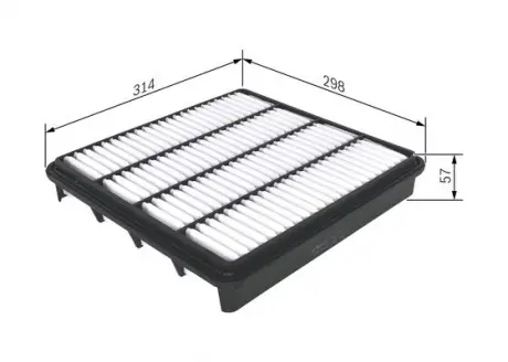 Фильтр воздушный BOSCH F026400226