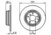 Тормозной диск BOSCH 0986478095 (фото 1)