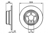 Тормозной диск BOSCH 0986479167 (фото 8)