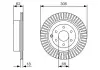 Тормозной диск Bosch 0986479533