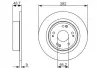 Тормозной диск BOSCH 0986479738 (фото 6)