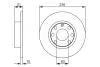 Тормозной диск Bosch BOSCH 0986479829 (фото 1)