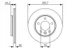Тормозной диск BOSCH 0986479S06 (фото 3)