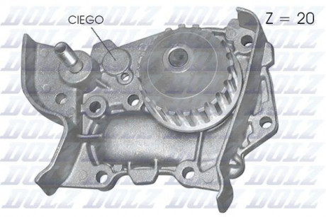 Водяной насос DOLZ R214