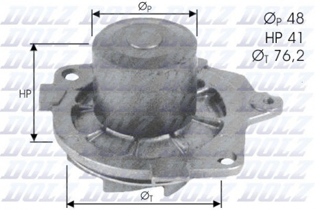 Водяной насос DOLZ S314