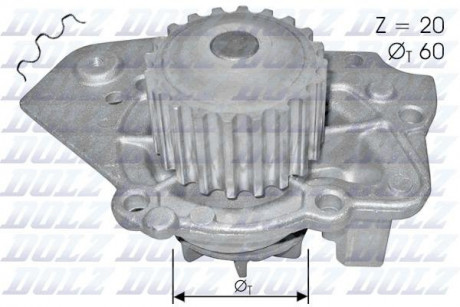 Водяной насос DOLZ T136