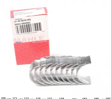 Вкладиші корінні (к-кт) MAHLE MAHLE KNECHT 021HS20154025