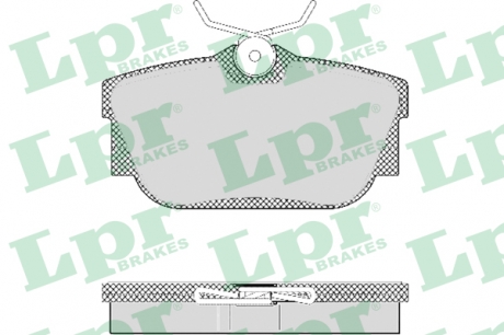Комплект тормозных колодок с 4 шт. дисков LPR 05P1303