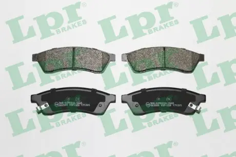 Комплект тормозных колодок с 4 шт. дисков LPR 05P1320 (фото 1)