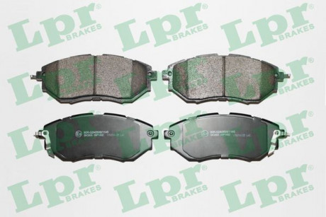 Тормозные колодки дисковые LPR 05P1402