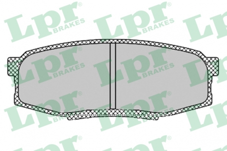 Тормозные колодки дисковые LPR 05P1419 (фото 1)