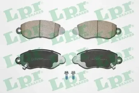 Тормозные колодки дисковые LPR 05P775