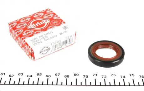 Сальник двигуна FRONT DAEWOO / CHEVROLET / OPEL X14XE / X16XEL 26X42X8 ELRING 755.141