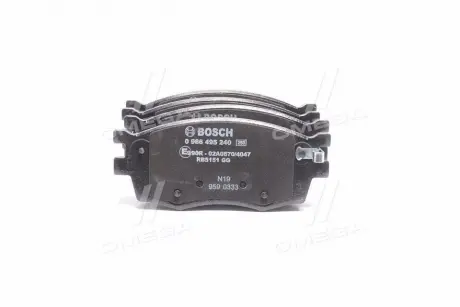 Гальмівні колодки дискові HYUDNAI / KIA Accent / i20 / Rio \ '\' F \ '\' 05-11 PR2 BOSCH 0986495240 (фото 1)
