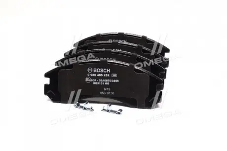 Гальмiвнi колодки. к-кт. BOSCH 0986495252 (фото 1)