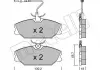 Комплект тормозных колодок с 4 шт. дисков Metelli 22-0142-0 (фото 2)