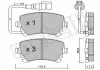 Тормозные колодки Metelli 22-0554-0 (фото 1)