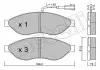 Тормозные колодки METELLI 22-0708-0