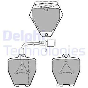 Тормозные колодки, дисковые Delphi LP1024