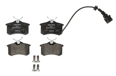 Тормозные колодки дисковые AUDI / SEAT / SKODA / VW A1 / A3 / Ibiza / Fabia / Polo \ '\' R "98 >> Delphi LP1815