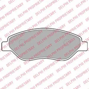 Гальмівні колодки дискові OPEL Corsa "F" 06-15 Delphi LP2010 (фото 1)