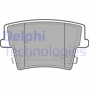 Тормозные колодки, дисковые Delphi LP2035