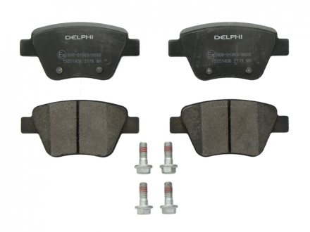 Тормозные колодки, дисковые Delphi LP2178 (фото 1)