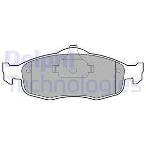 Тормозные колодки дисковые FORD Cougar / Granada / Mondeo "93 >> Delphi LP782