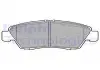 Тормозные колодки дисковые HONDA Civic 97-01 LP809