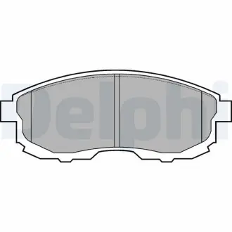 Гальмівні колодки Delphi LP812