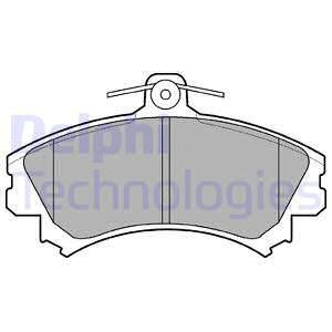 Тормозные колодки Delphi LP993