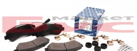 Комплект гальмівніх колодок з 4 шт. дисків MEYLE 025 244 6619/W2