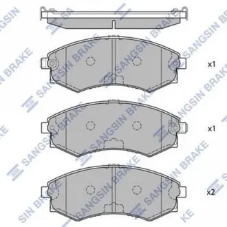 Тормозные колодки Sangsin Hi-Q (SANGSIN) SP1054-F