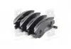 Колодки тормозные перед. MITSUBISHI PAJERO 2,5TD 3,0 87- L200 2,0 2,5 87- перед. Диск Hi-Q (SANGSIN) SP1135 (фото 2)