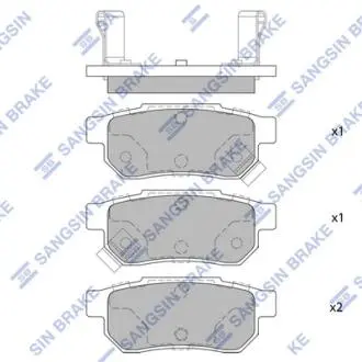 Колодки тормозные дисковые Hi-Q (SANGSIN) SP1265