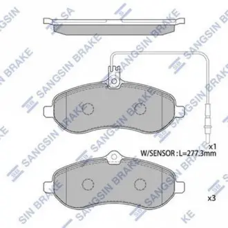 Тормозные колодки Sangsin Hi-Q (SANGSIN) SP1415