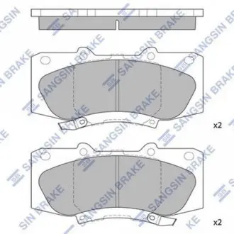 Колодки тормозные дисковые Hi-Q (SANGSIN) SP1484