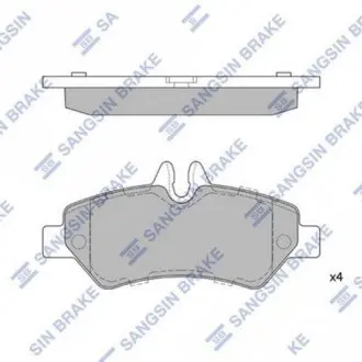 Гальмівні колодки SANGSIN Hi-Q (SANGSIN) SP1562