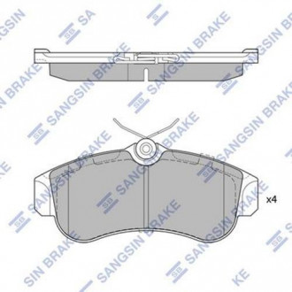 Колодки тормозные дисковые Hi-Q (SANGSIN) SP1581 (фото 1)