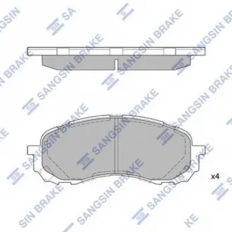 Гальмівні колодки Sangsin Hi-Q (SANGSIN) SB SP1629