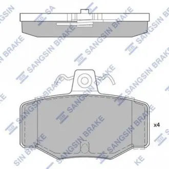 Тормозные колодки дисковые задние Hi-Q (SANGSIN) SP1741