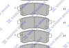 Тормозные колодки дисковые задние SP1801
