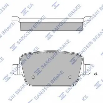 Тормозные колодки Sangsin Hi-Q (SANGSIN) SP2101-R