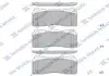 Колодка торм. MITSUBISHI LANCER EVO 06- передние. (SANGSIN) Hi-Q (SANGSIN) SP2119 (фото 1)