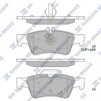 Гальмівні колодки Sangsin Hi-Q (SANGSIN) SP2209