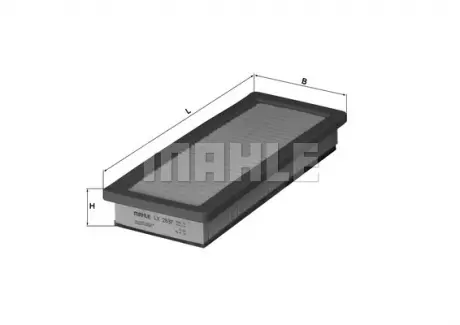 Фильтр воздушный Mahle MAHLE KNECHT LX 2637