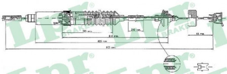 Трос сцепления LPR C0241C