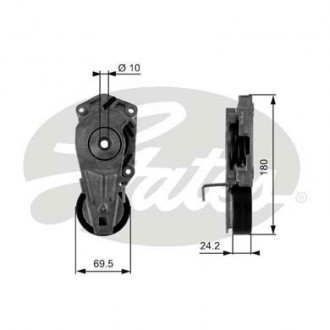 Роликовый модуль натяжителя ремня Gates T38405